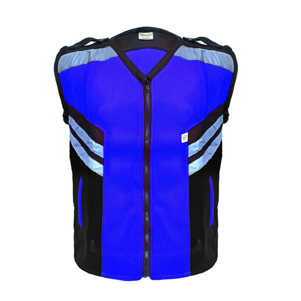 Rompi Jaring IMJ Double Mesh Biru-benhur-Hitam