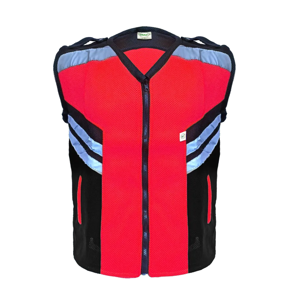 Rompi Jaring IMJ Double Mesh Merah-Hitam