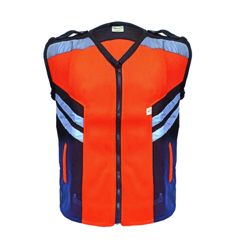 Rompi Jaring IMJ Double Mesh Orange-Hitam